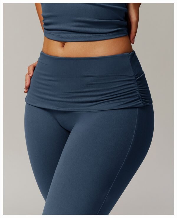 Women's Fold High Waist Bell-Bottom Pants (5 Colors)