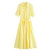 Design Sense Women's Clothing Slim Slimming Poplin Dress