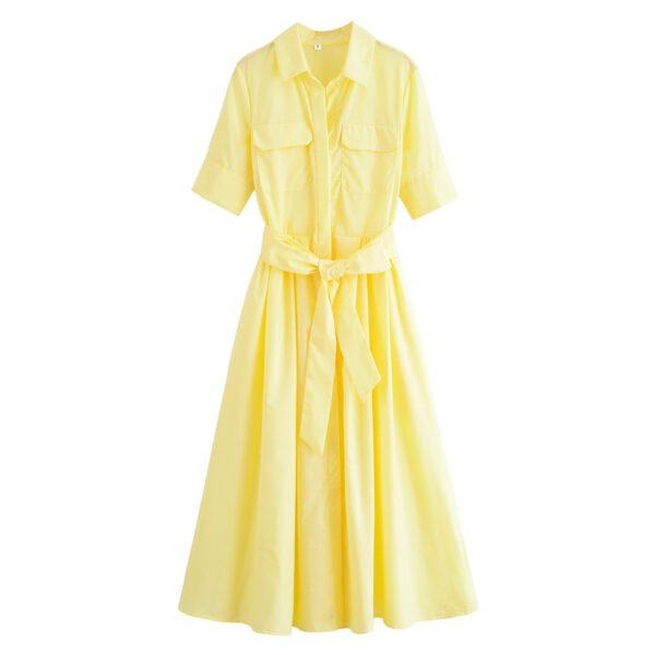 Design Sense Women's Clothing Slim Slimming Poplin Dress