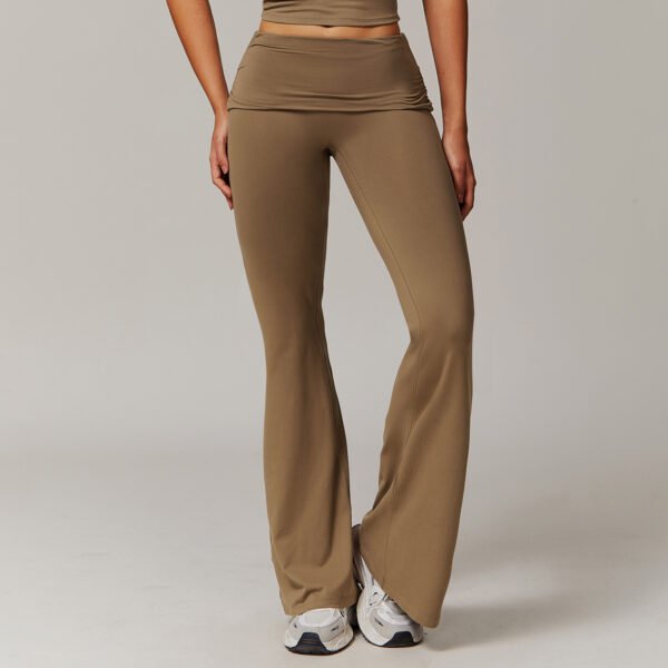 Women's Fold High Waist Bell-Bottom Pants (5 Colors)