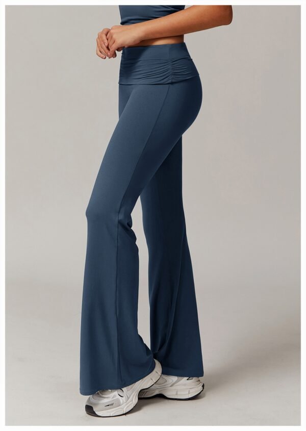 Women's Fold High Waist Bell-Bottom Pants (5 Colors)