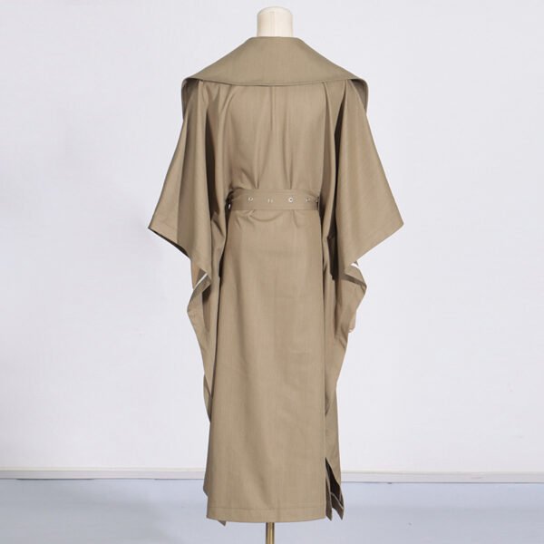 Women's Loose-Fit Cape Trench Coat