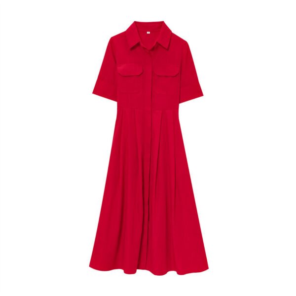 Design Sense Women's Clothing Slim Slimming Poplin Dress