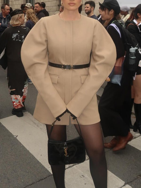 Women's Crew Neck Blazer Dress