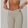 Women's Gold Ammonia Nude Feel Flared Leggings (4 Colors)