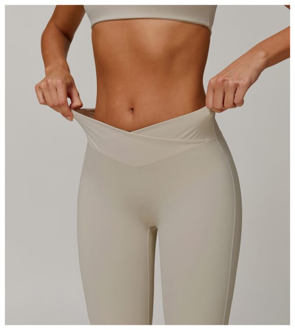 Women's Gold Ammonia Nude Feel Flared Leggings (4 Colors)