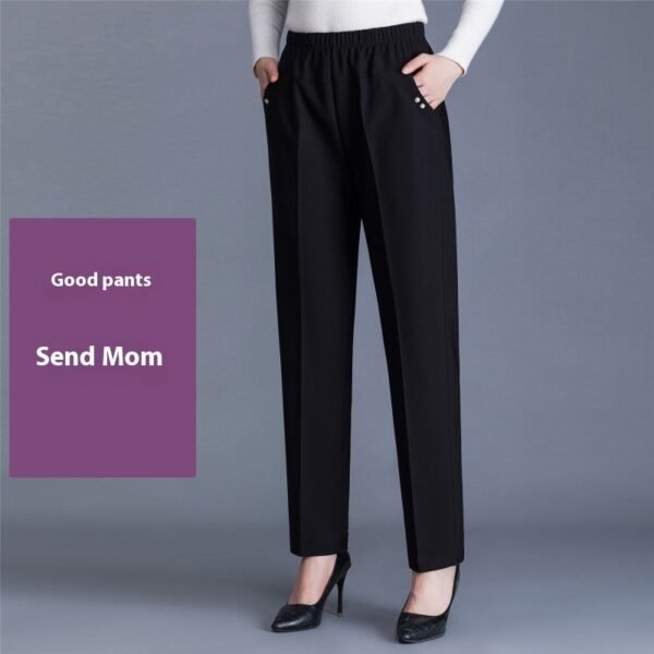 Women's High Waist Straight-Leg Pants (2 Colors)