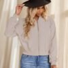 Belted Embellished Jacket  (2 Colors)