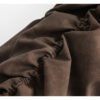 Teenagers Loose Fit Hooded PU Leather Cardigan Jacket
