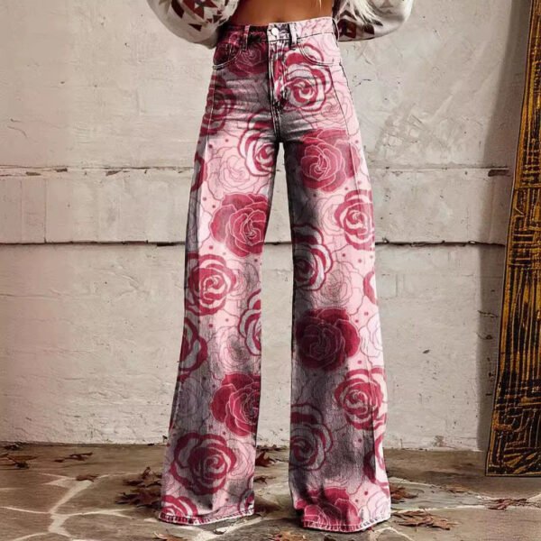 Hot Selling Plus Size Women's Casual Pants Thin Imitation Jeans