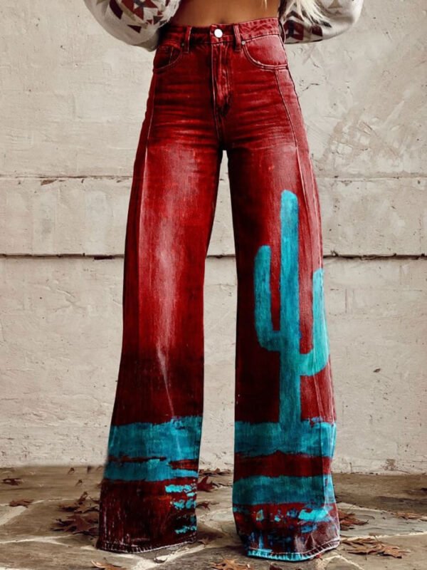 Hot Selling Plus Size Women's Casual Pants Thin Imitation Jeans