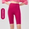 High Waist Belly Contracting Fitness Shorts Women's Tight Four Points Yoga Pants