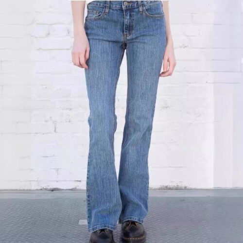 Women's Cotton  Slim Fit Low  Jeans