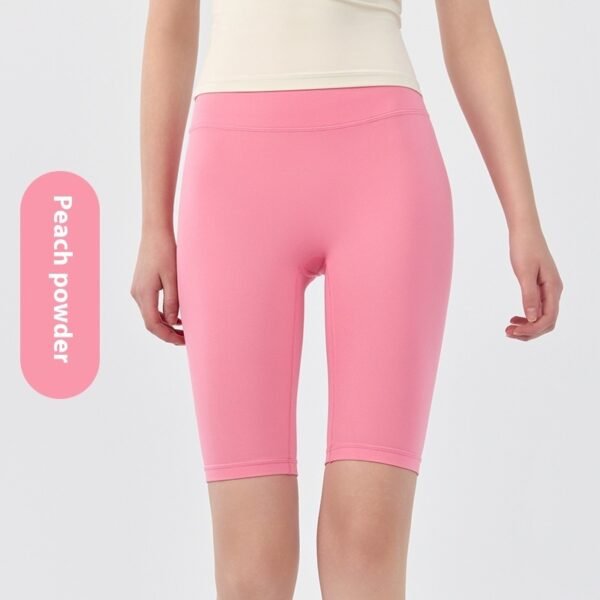 High Waist Belly Contracting Fitness Shorts Women's Tight Four Points Yoga Pants