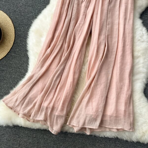 1b6c8a90-6220-4d76-a298-db73986bc2c8 Women,s High Waist Chiffon Pants