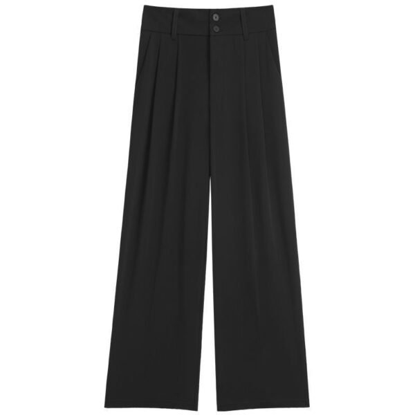 High Waist Drooping Plump Girls Pear Shapes Suit Pants