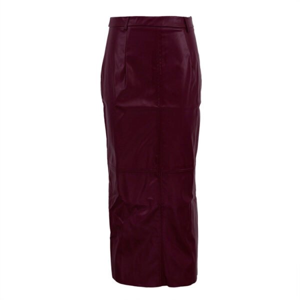 Temperament High Waist Split Skirt