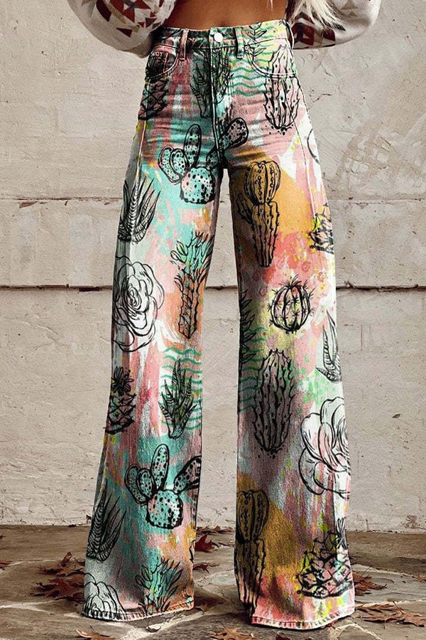 Hot Selling Plus Size Women's Casual Pants Thin Imitation Jeans