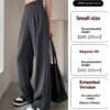 High Waist Drooping Plump Girls Pear Shapes Suit Pants