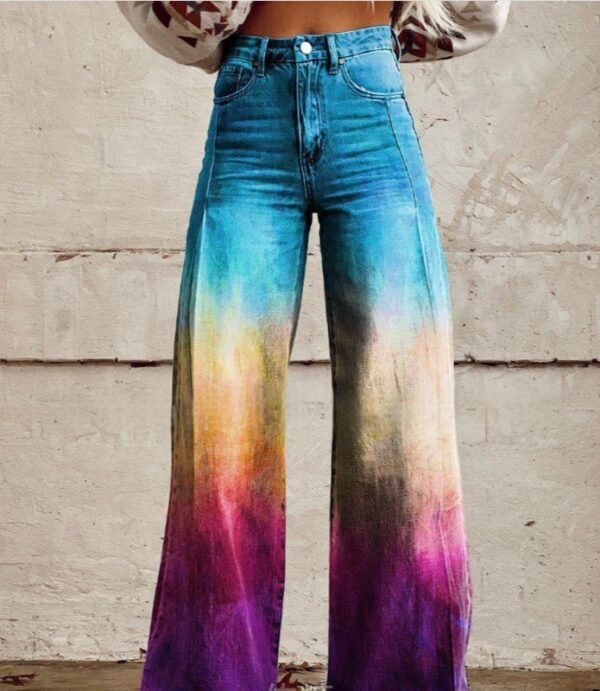 Hot Selling Plus Size Women's Casual Pants Thin Imitation Jeans
