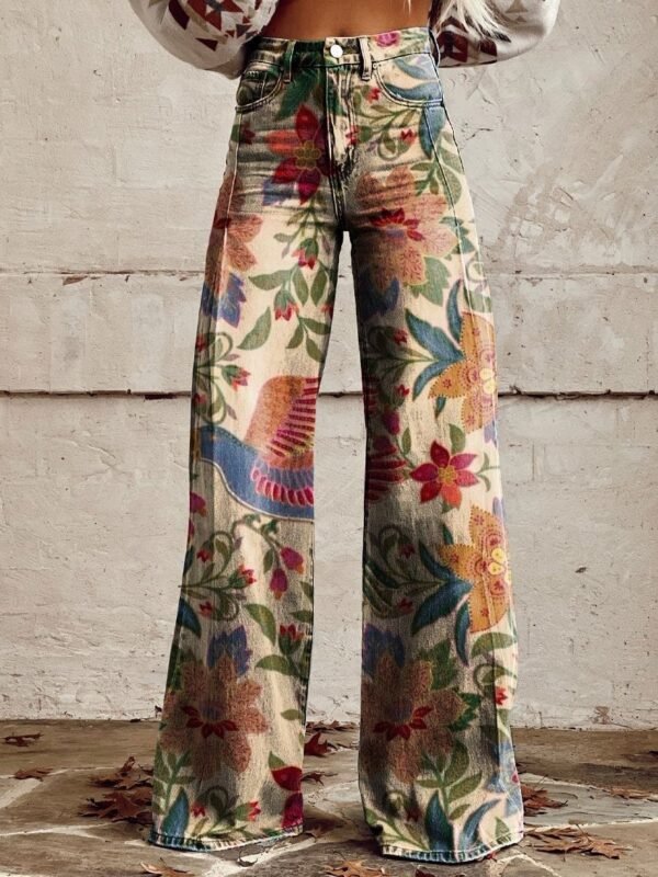 Hot Selling Plus Size Women's Casual Pants Thin Imitation Jeans