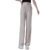 Draping Ice Silk Straight-leg Pants Women's Slimming Plus Size Fashion