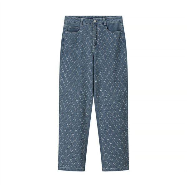 Women's Fashion Diamond Jeans