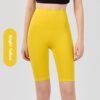 High Waist Belly Contracting Fitness Shorts Women's Tight Four Points Yoga Pants