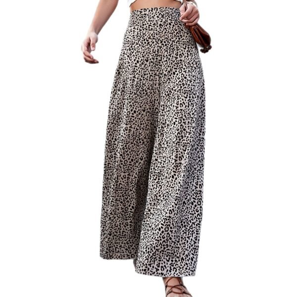 High Waist Loose Big Leg Swing Women's Casual Trousers