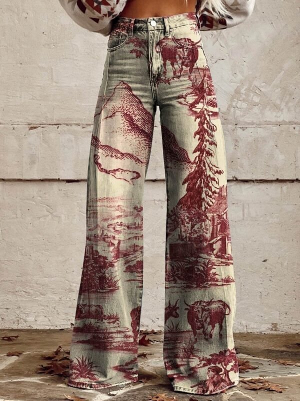 Hot Selling Plus Size Women's Casual Pants Thin Imitation Jeans
