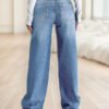 Women's Cotton Casual Straight Jeans