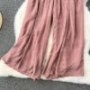 6f2e594b-e09e-4988-8b60-454d3bb1ea72 Women,s High Waist Chiffon Pants