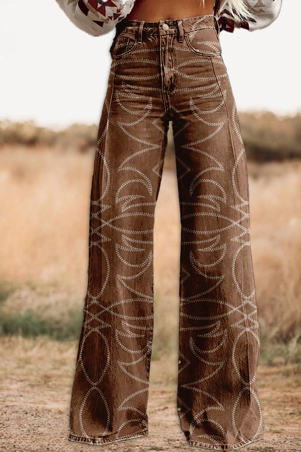 Hot Selling Plus Size Women's Casual Pants Thin Imitation Jeans