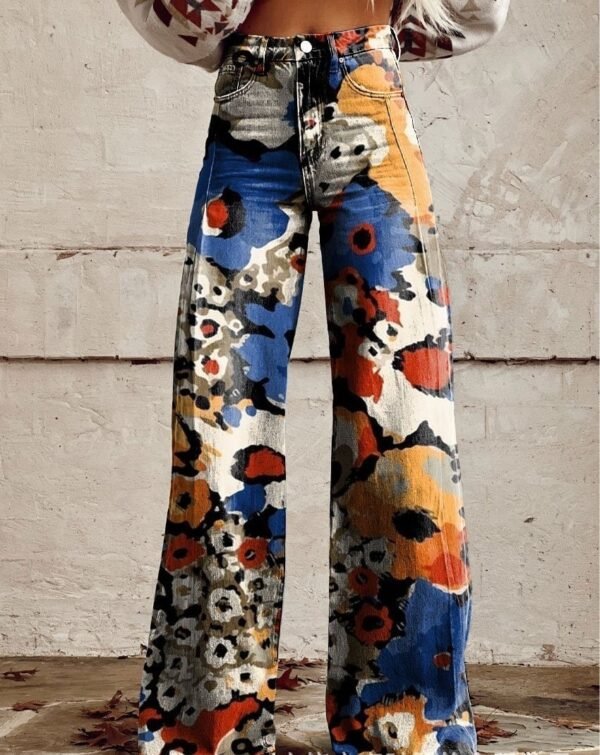 Hot Selling Plus Size Women's Casual Pants Thin Imitation Jeans