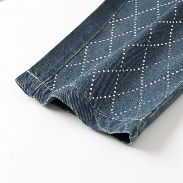 Women's Fashion Diamond Jeans