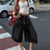 Women's Cotton Jeans Shorts