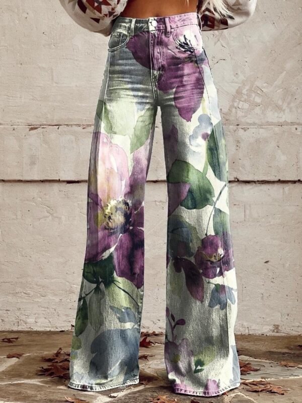 Hot Selling Plus Size Women's Casual Pants Thin Imitation Jeans