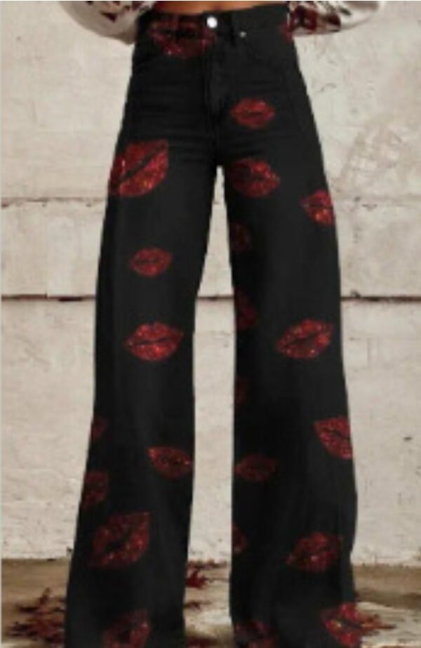 Hot Selling Plus Size Women's Casual Pants Thin Imitation Jeans