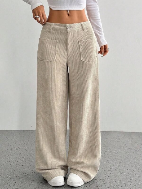 881f9190-60ed-4840-9b31-1d04f19d5938 Women's Corduroy  Loose Pants