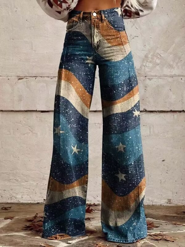 Hot Selling Plus Size Women's Casual Pants Thin Imitation Jeans