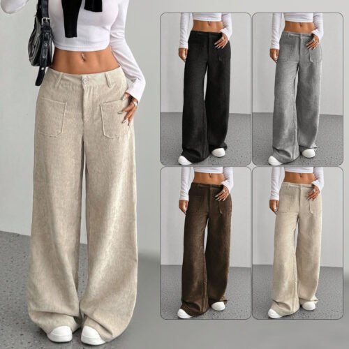 Corduroy Pants Women's Loose Fashion Casual Pants