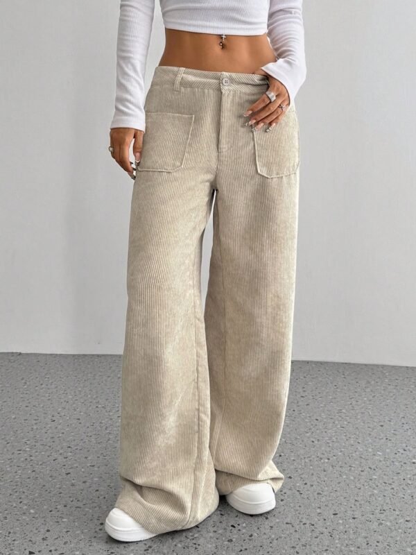 9134c864-a0e3-43e0-96d2-b74eb997c786 Women's Corduroy  Loose Pants