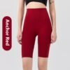 High Waist Belly Contracting Fitness Shorts Women's Tight Four Points Yoga Pants