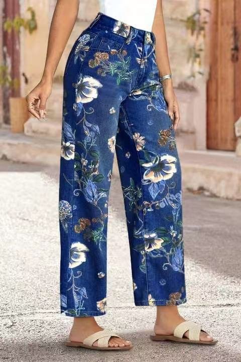 Women's Wide Denim Jeans