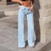 Women's Wide Denim Jeans