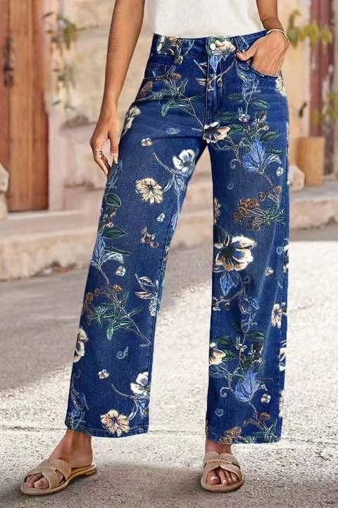 Women's Wide Denim Jeans