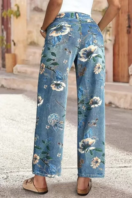 Women's Wide Denim Jeans