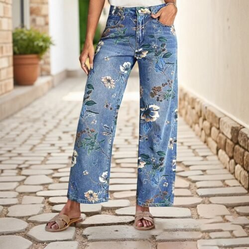 Women's Wide Denim Jeans