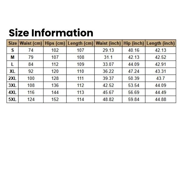 Size Information Women's Casual Pants Thin Imitation Jeans