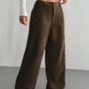 a085676a-f087-41a6-86bc-fcb47fe150a9 Women's Corduroy  Loose Pants